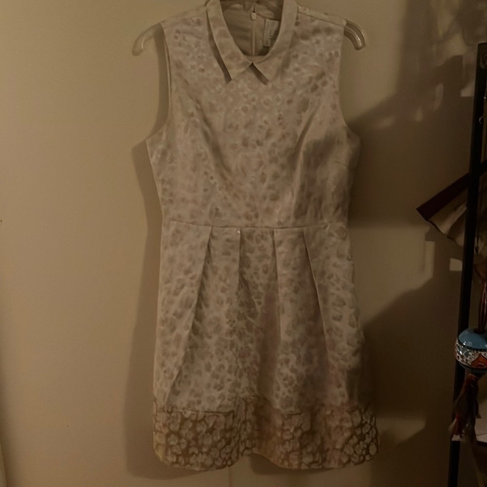 Vintage-looking Collared Tea Dress